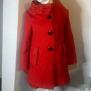 kate spade Red Coat with Bow Detail